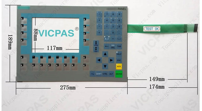Siemens OP277 6" Membrane Keypad