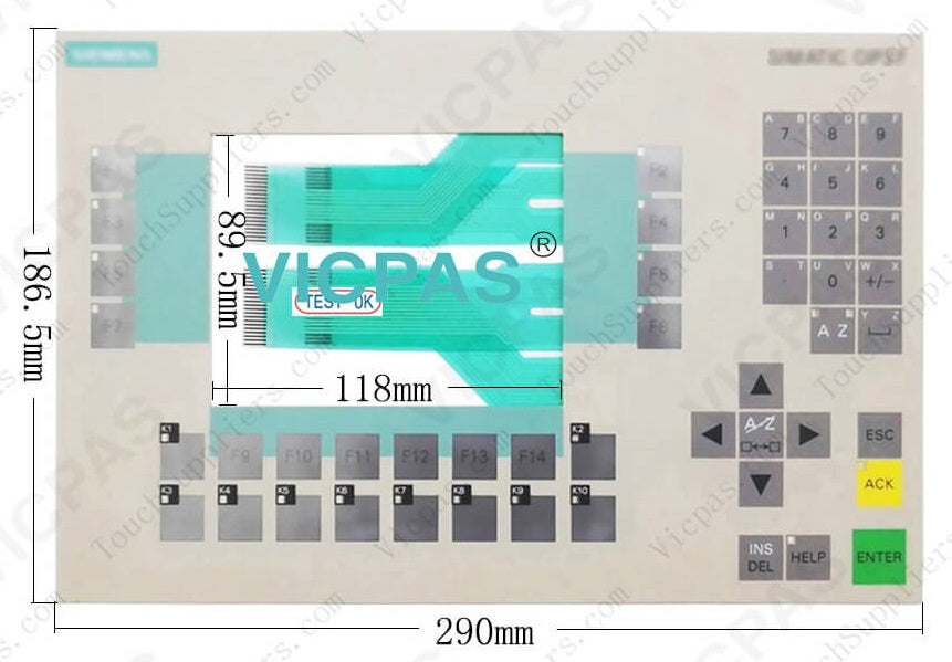 Siemens OP27 Membrane Keypad