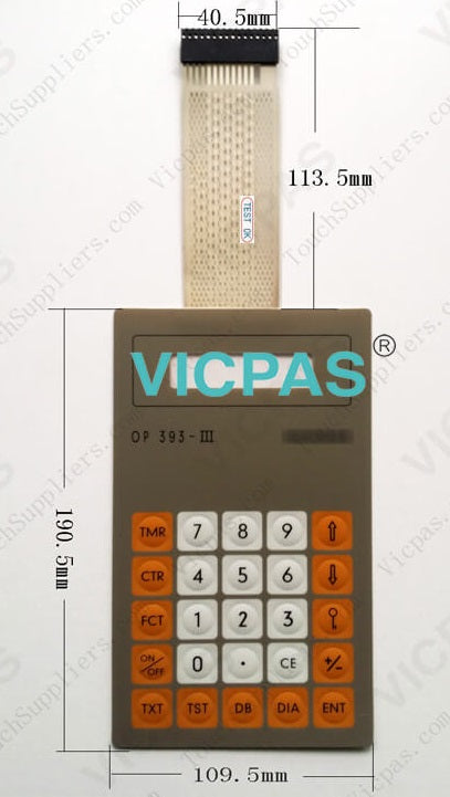 Siemens OP393-III Membrane Keypad