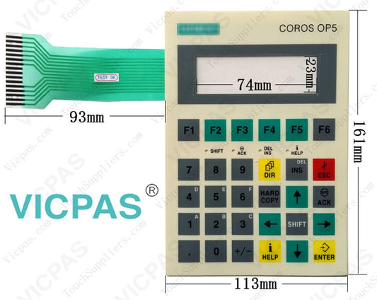 Siemens OP5 Membrane Keypad