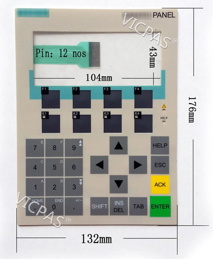 Siemens OP77 Membrane Keypad