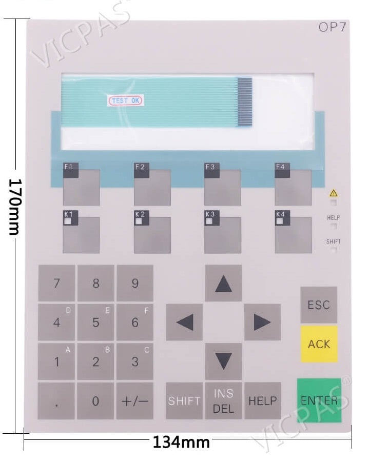 Siemens OP7 Membrane Keypad