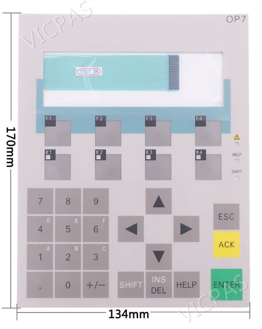 Siemens OP7 Membrane Keypad