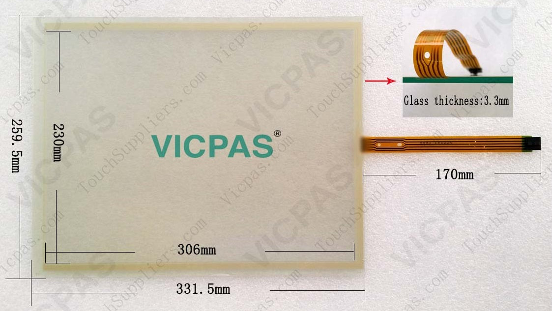 Siemens IPC477 15" Touch Glass