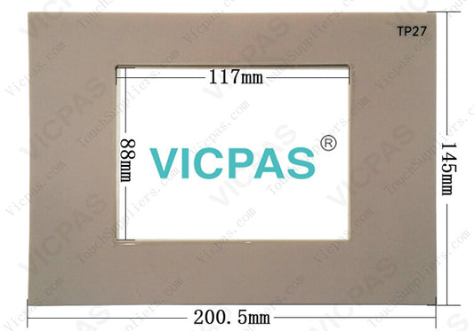 Siemens TP27 6" Front Overlay