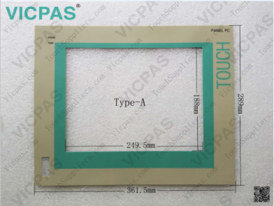 Siemens PC670 12.1" Front Overlay Type A